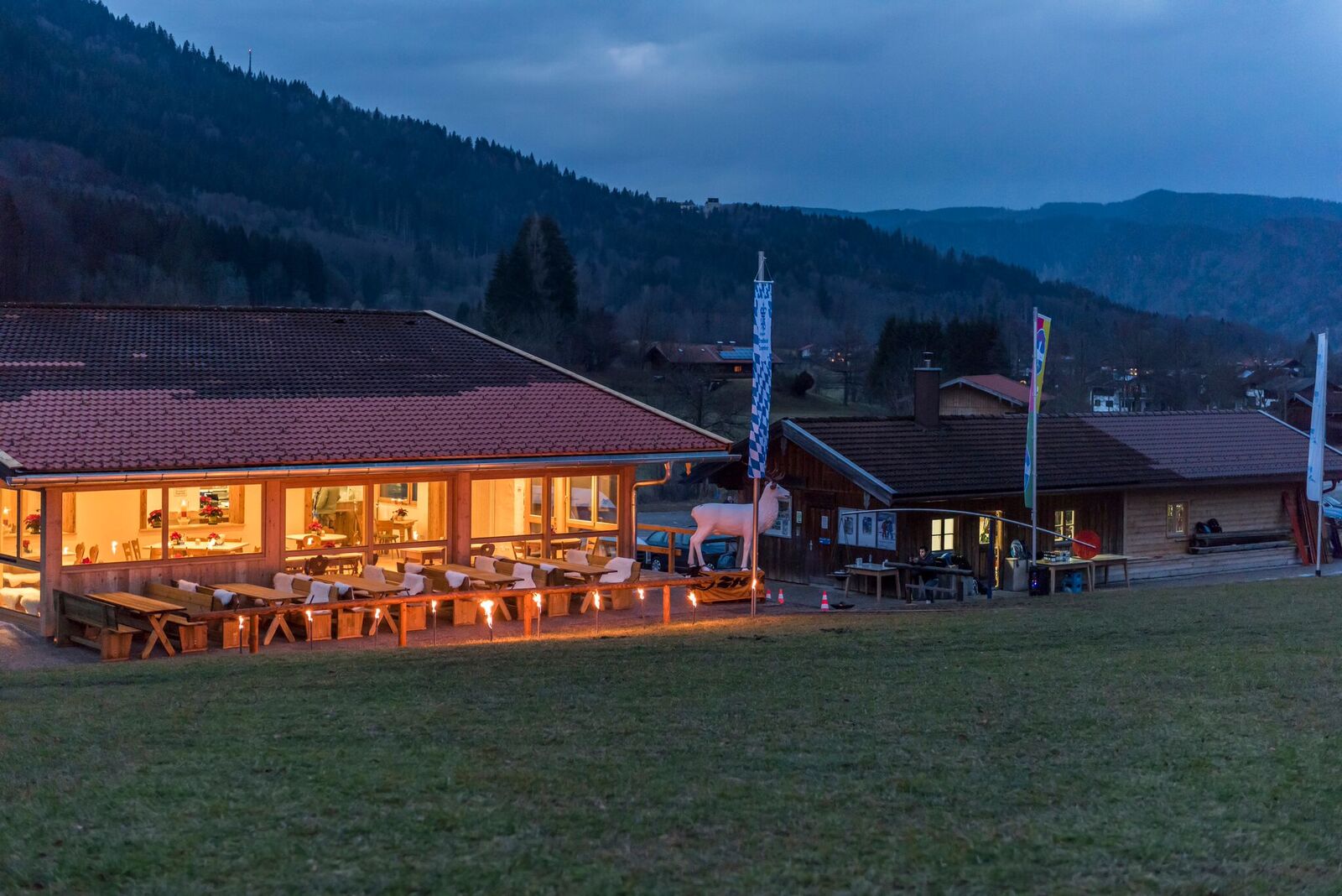 Die Alm im Schnee